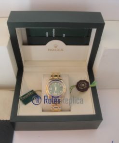 Alternative view of rolex replica pearlmaster oro giallo yellow blue orologio imitazione