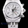 Breitling replica chrono chronographe lady acciaio white dial imitazione copia