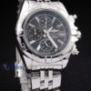 Breitling replica chrono chronographe lady acciaio black dial imitazione copia