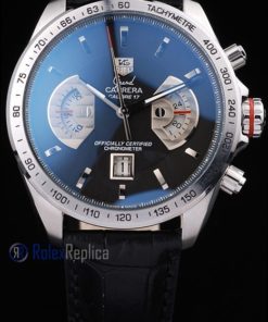 Alternative view of Tag-heuer replica carrera calibre 17 chrono strip leather imitazione copia