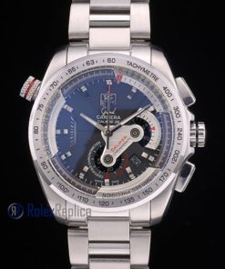Alternative view of Tag-heuer replica carrera calibre 38 chrono acciaio imitazione copia