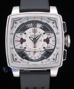 Alternative view of Tag-heuer replica gran carrera monaco strip rubber-b chrono acciaio imitazione copia