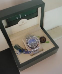 Alternative view of rolex replica deepsea seadweller ceramica dial blue orologio replica