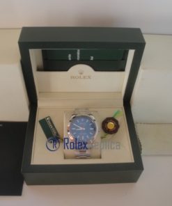 Alternative view of rolex replica milgauss blu orologio replica copia lusso imitazione