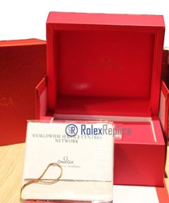 Alternative view of Omega replica scatola box cofanetto portaorologi completo booklet service