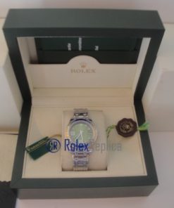 Alternative view of rolex replica pearlmaster acciaio yellow blue orologio imitazione