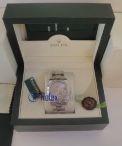 Alternative view of rolex replica datejust argento roman oyster orologio imitazione