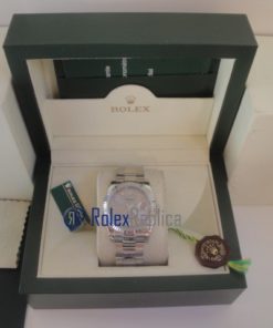 Alternative view of rolex replica datejust argento centenario oyster orologio imitazione