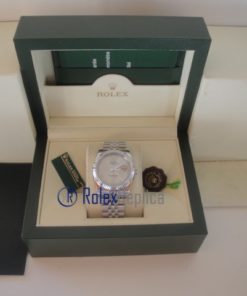 Alternative view of rolex replica datejust argento roman orologio imitazione