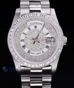 Alternative view of rolex replica daydate acciaio SARU orologio imitazione