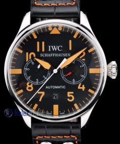 Alternative view of iwc replica 8 days power reserve orange ll strip leather orologio imitazione