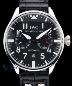 Alternative view of iwc replica 8 days power reserve black strip leather orologio imitazione