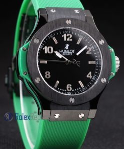 Alternative view of hublot replica big bang pro-hunter titanium ceramic green orologio copia