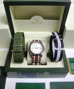 Alternative view of rolex replica datejust acciaio argentèè cordura by gucci orologio imitazione