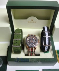 Alternative view of rolex replica yacht master I rose gold in cordura by gucci orologio replica