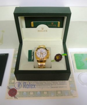 Alternative view of rolex replica daytona crono oro giallo white dial orologio replica copia imitazione