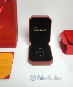 Alternative view of Cartier replica gioiello anello love yellow gold