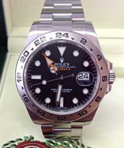 Alternative view of Rolex replica Explorer II 216570 42mm Black Dial