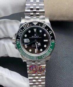 Alternative view of Rolex replica GMT Master II sprite 126720VTNR jubilee bracelet