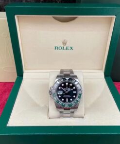 Alternative view of Rolex replica GMT Master II sprite 126720VTNR oyster bracelet