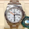 Rolex replica Explorer II 216570 42mm White Dial